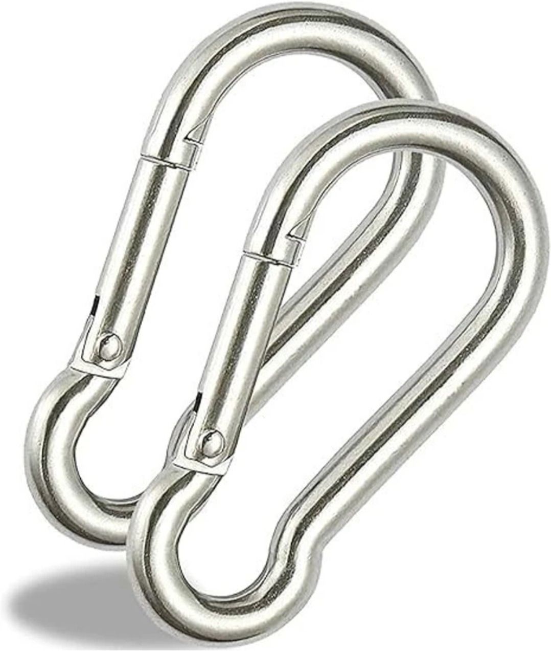 8mm Snap Hook (Set of 6pcs) Locking Carabiner (Silver) Locking Carabiner-image-34