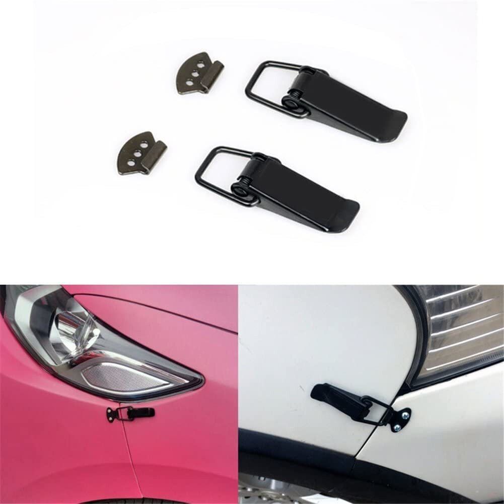 Car Bumper Security Hook Lock Clips Kit Quick Release Hook Clips for Universal Car Locking Carabiner-image-15