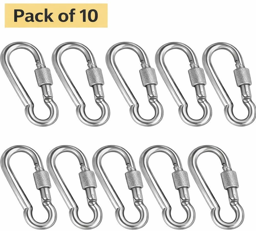 petworld Multipurpose Heavy Duty Screw Hook Locking Carabiner-picture-16