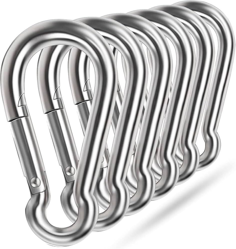 Snap Hook 8mm (Set of 6pcs) Locking Carabiner-image-13