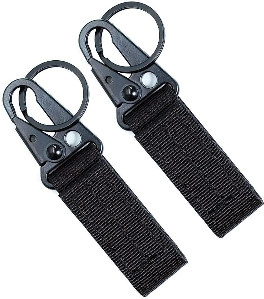2pcs Outdoor Gear Durable Carabiner,Portable Camping Gear Gadget Carabiner Locking Carabiner