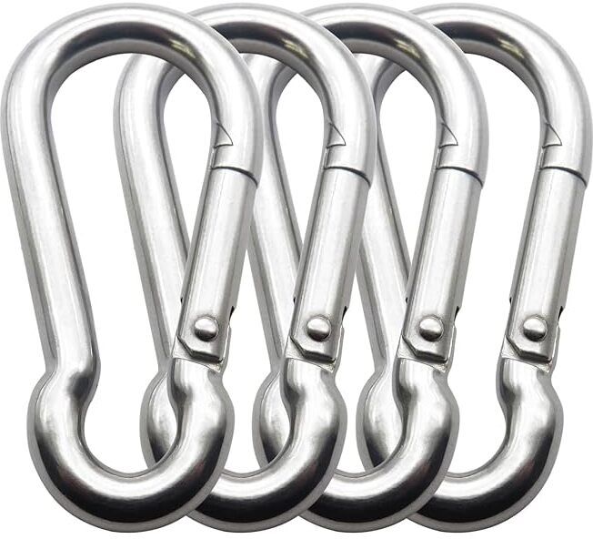 lauris Carabiner Snap Hook for Home/Gym Machine Cable Connector (2) Locking Carabiner-picture-35