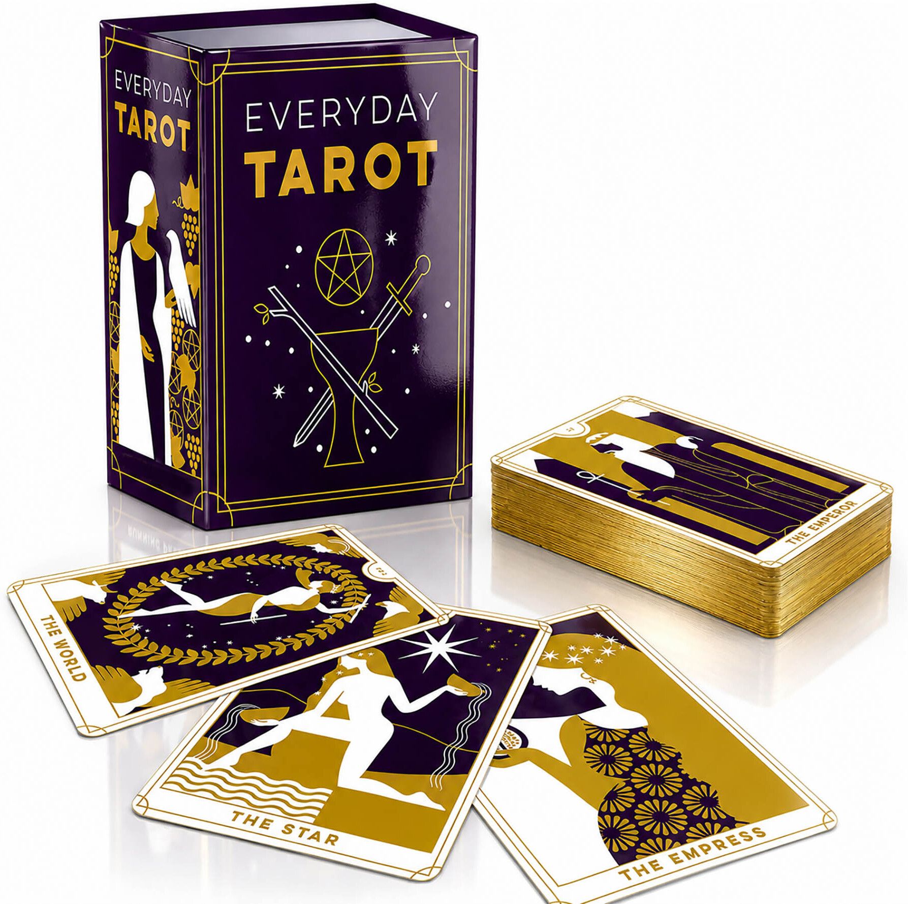 crafty Everyday Tarot Cards Deck 78 Premium Tarot Cards for Beginner & Professional-picture-46