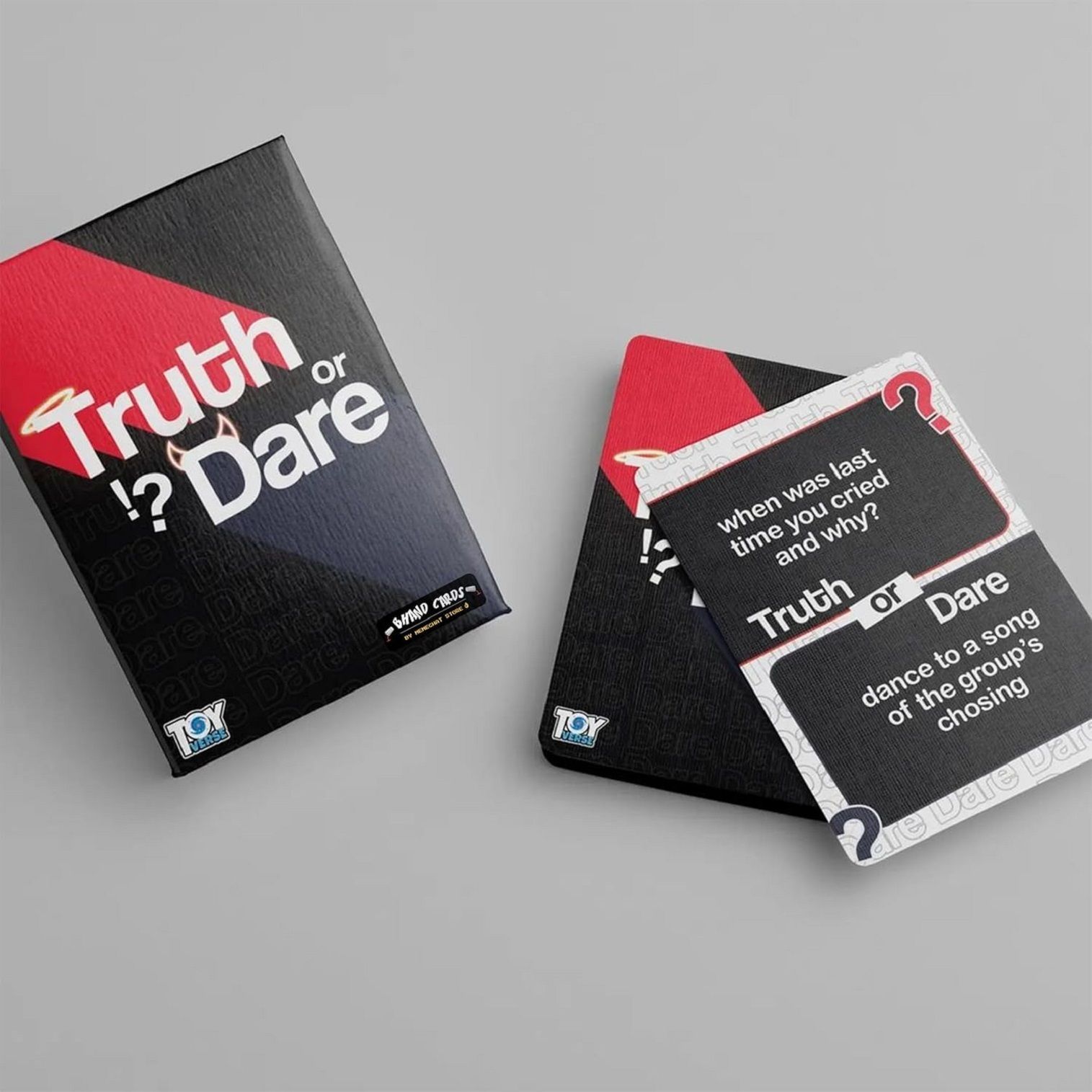 Truth or Dare Card Game - Adults & Friends Party Game Fun Ice Breaker Game --image-18