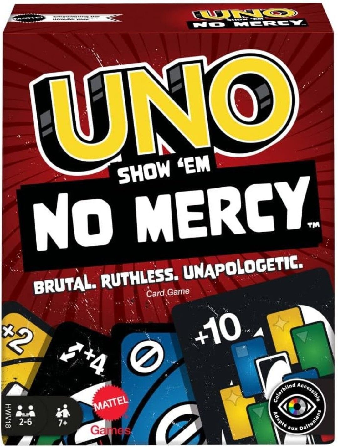 mira farmcraft UNO Show ‘em No Mercy Card Game Family Fun Special Rules and Tougher Penalties.-picture-16