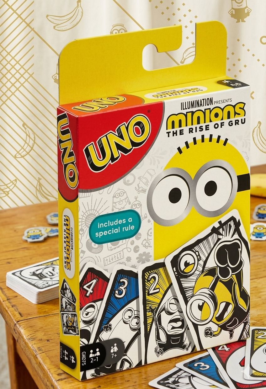 UNO Minion Paper Playing Cards| 112 UNO Playing Card Game (Multicolor)-image-13