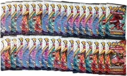 white popcorn TRADING CARD GAME Shining Legends Booster Box (36 packs)-picture-17