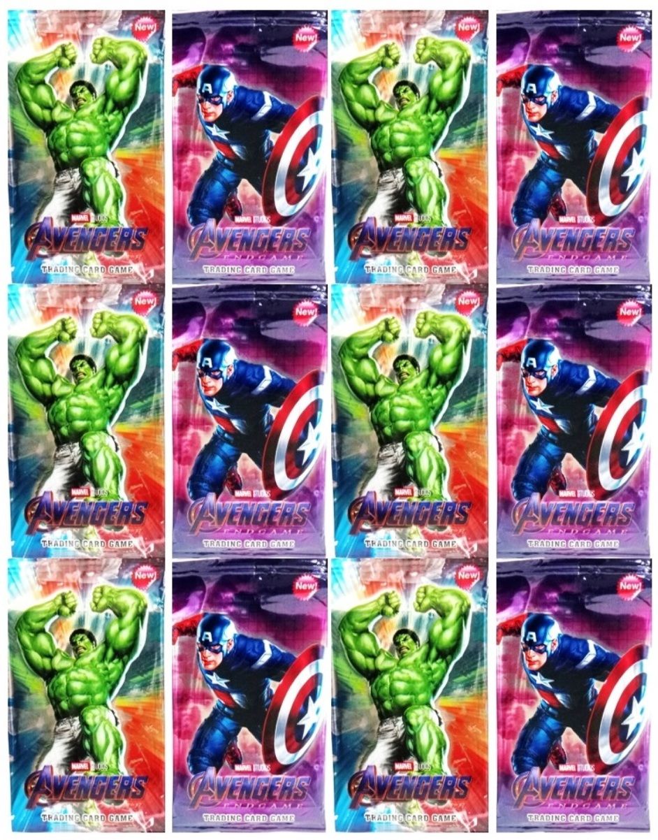 96 PCS Of Avengers Super Rare Booster Trump Cards Game Avenger TCG Cards-image-19
