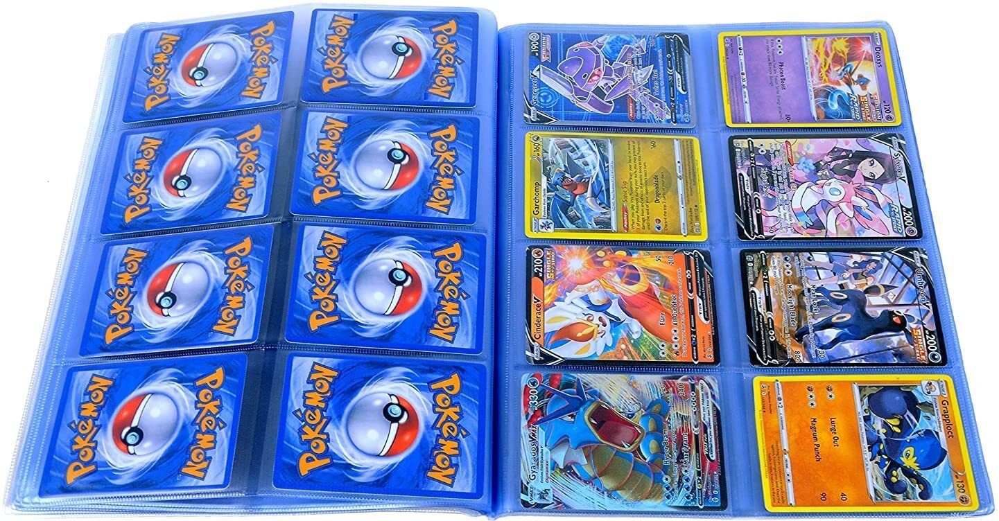 Pokemon card file (8 Pockets per page) For pokemon cards Pokemon Album-28 Pages-image-26