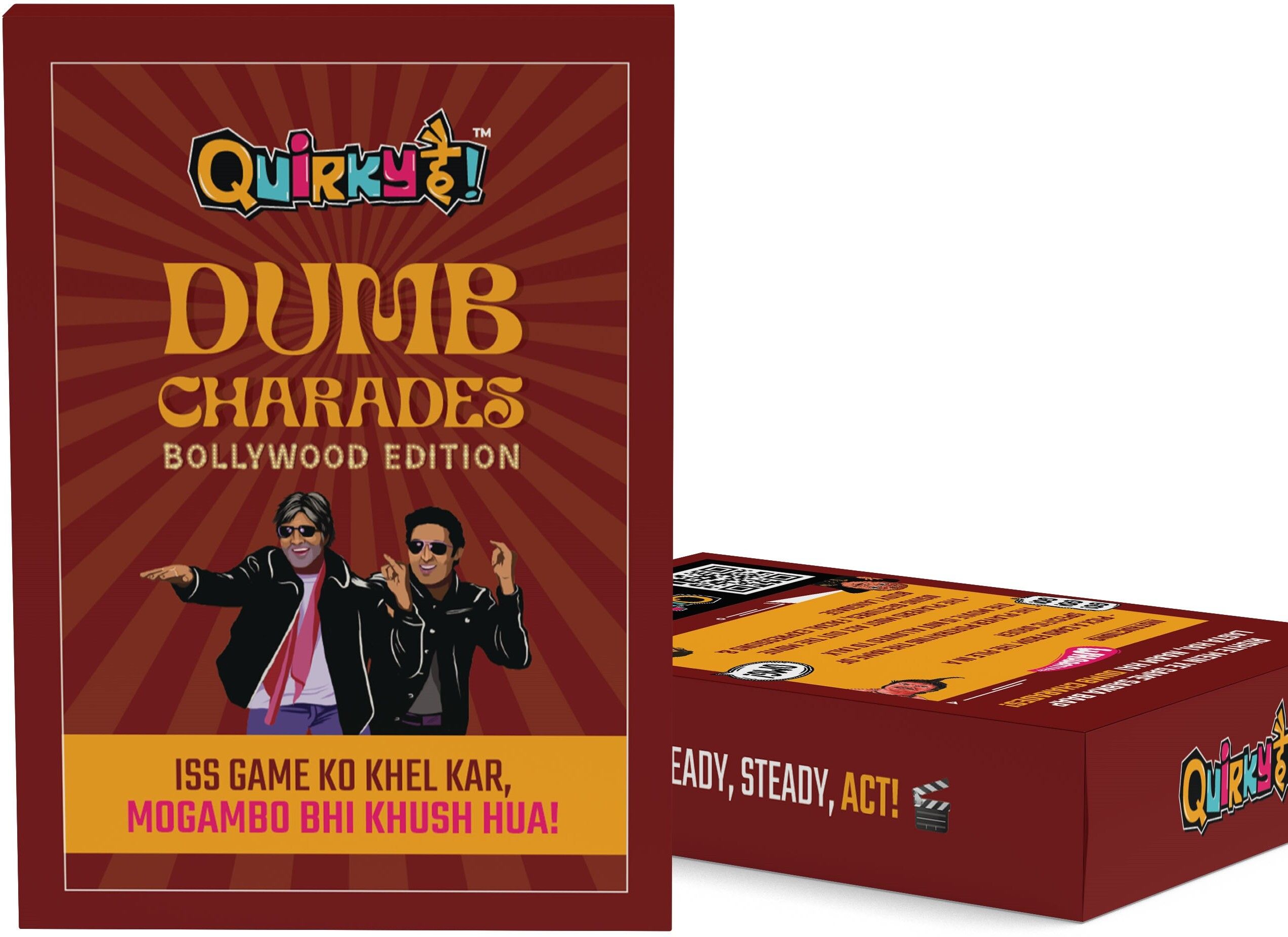 quirky hai Dumb Charades Bollywood Edition for a Full Filmy Party- Pack of 50 Cards-picture-21