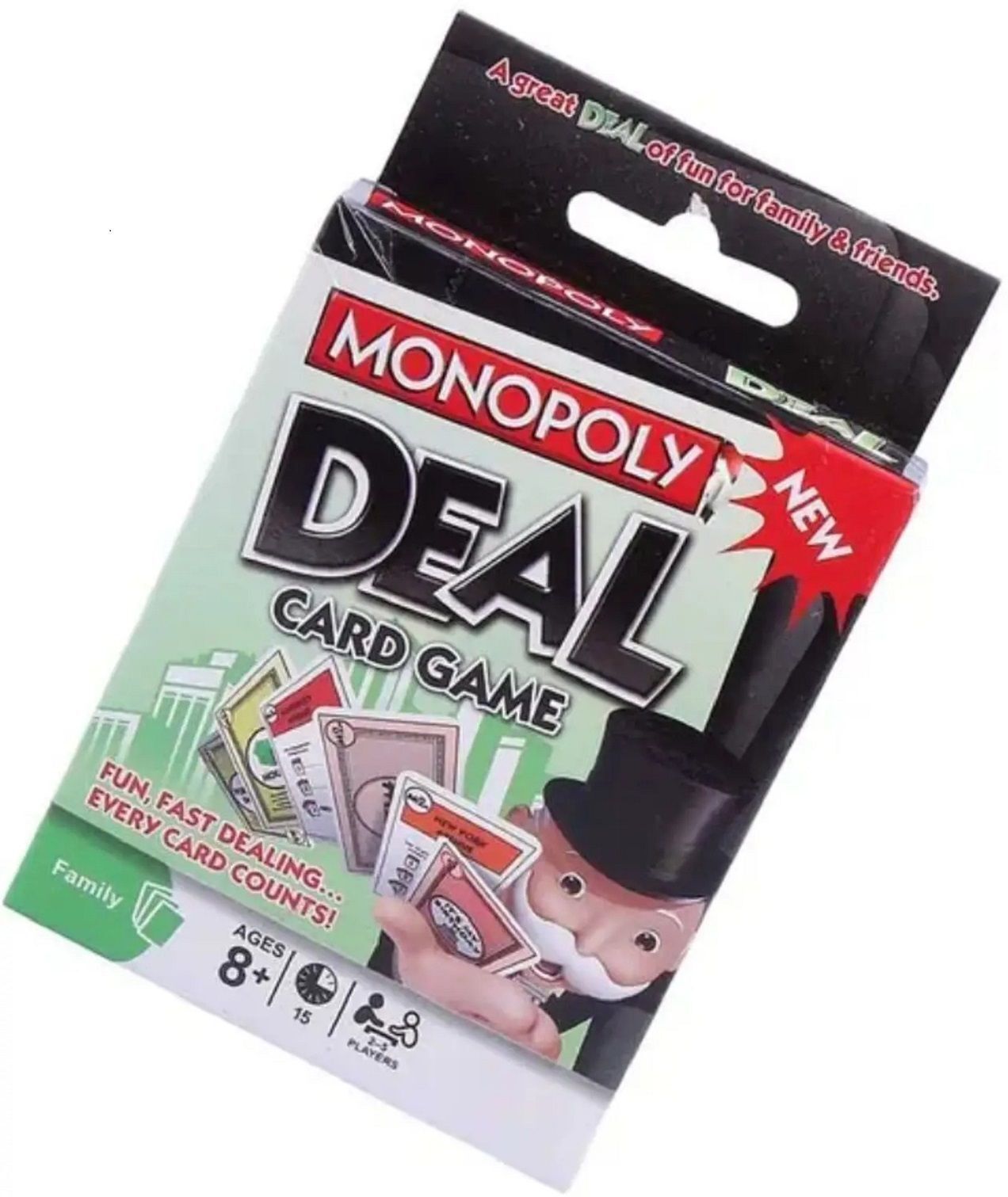 Monopoly Deal Card Game Fun Family Game Quick and Entertaining Party Game .-image-23