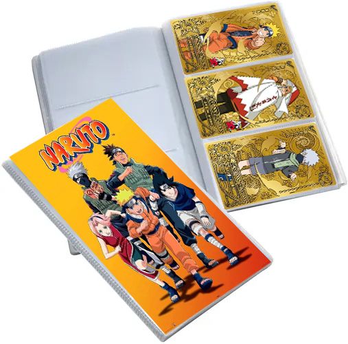 salpitoys 3 Pocket with 26 Pages Card Binder Naruto Card holder Album ( 78 Pocket Album)-picture-19
