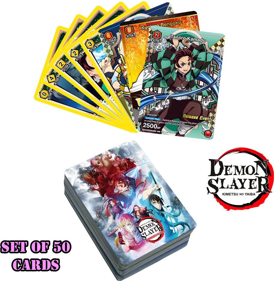 ancientkart Demon Slayer Cards for Playing Set of 50-picture-19