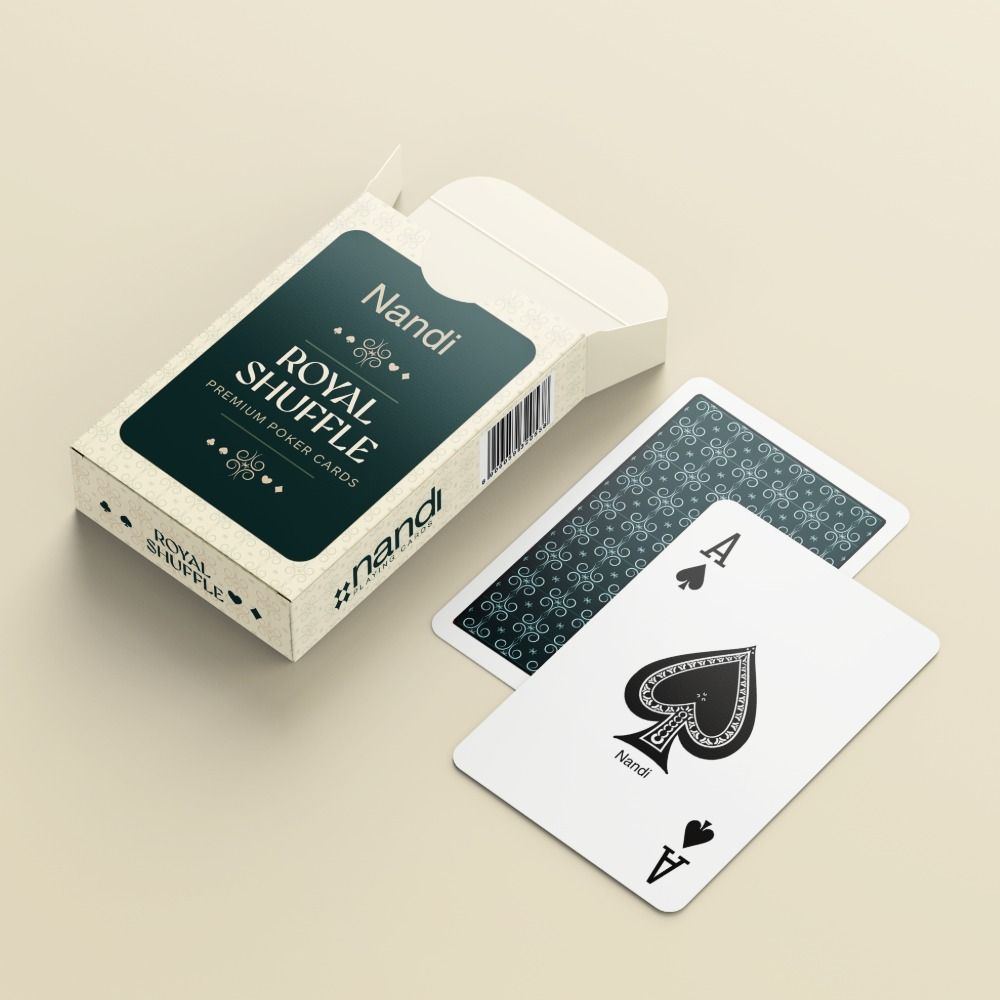 ROYAL SHUFFLE - Green -PREMIUM POKER CARD (Multicolor)-image-18