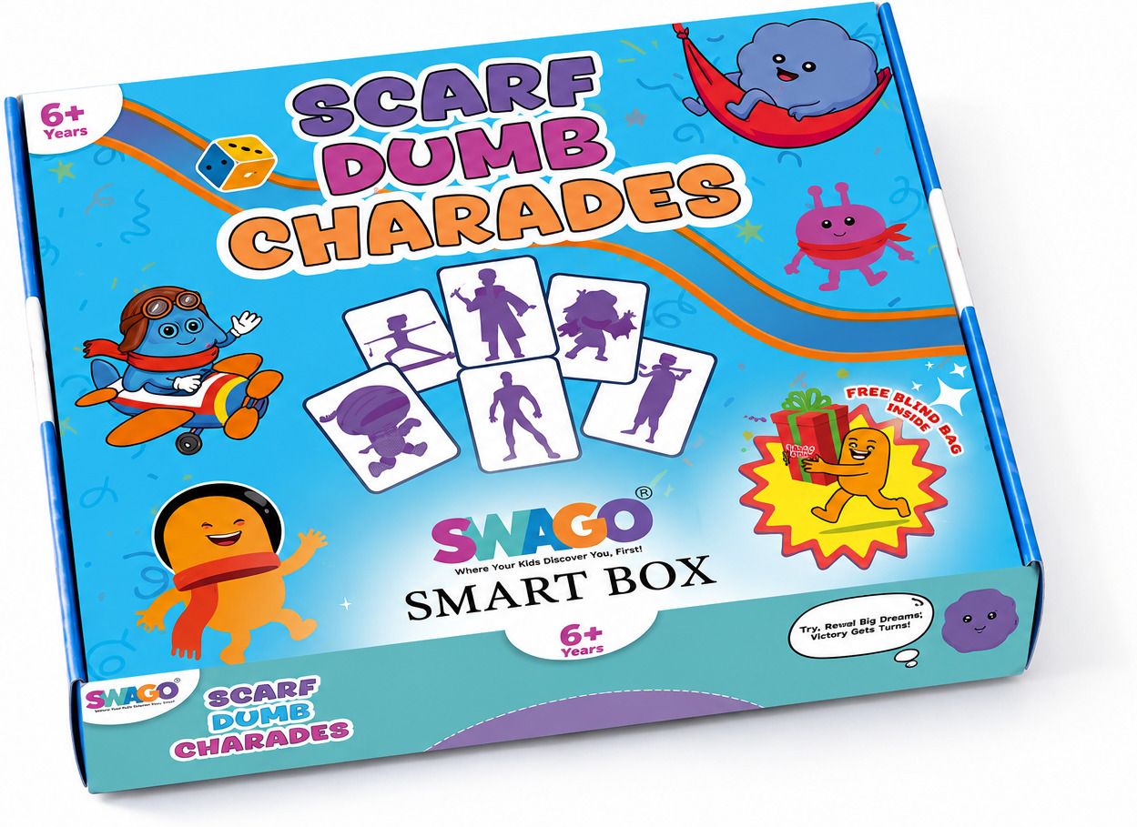 swago Scarf Dumb Charades | Confidence-Building Game for Kids (6–99 Yrs)-picture-25