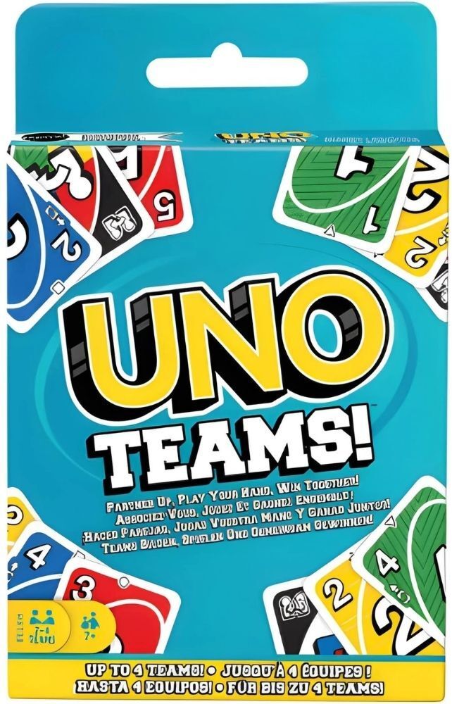 woyr UNO Teams Playing Cards| Teams UNO Cards with Special Rules-picture-31