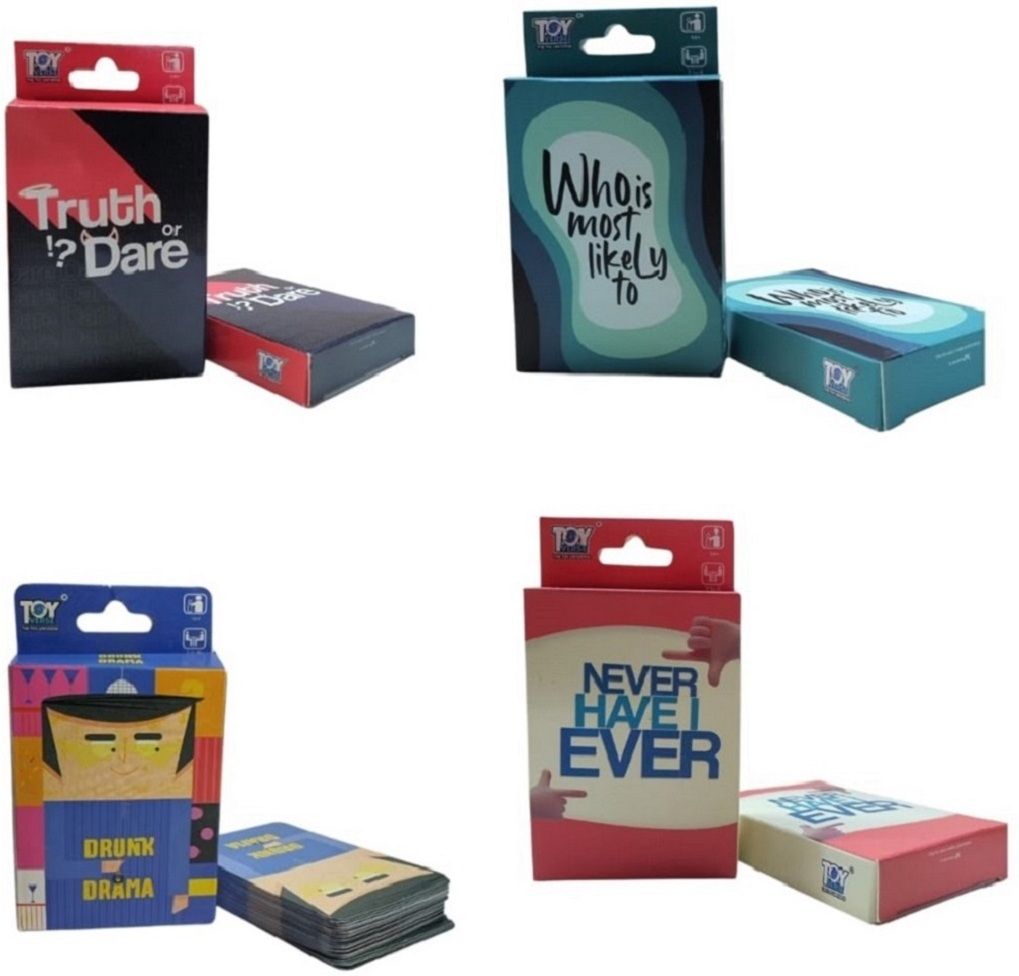 4-in-1 Card-Truth or Dare+Never Have I Ever+ Who's Most Likely To +Drunk Drama --image-24