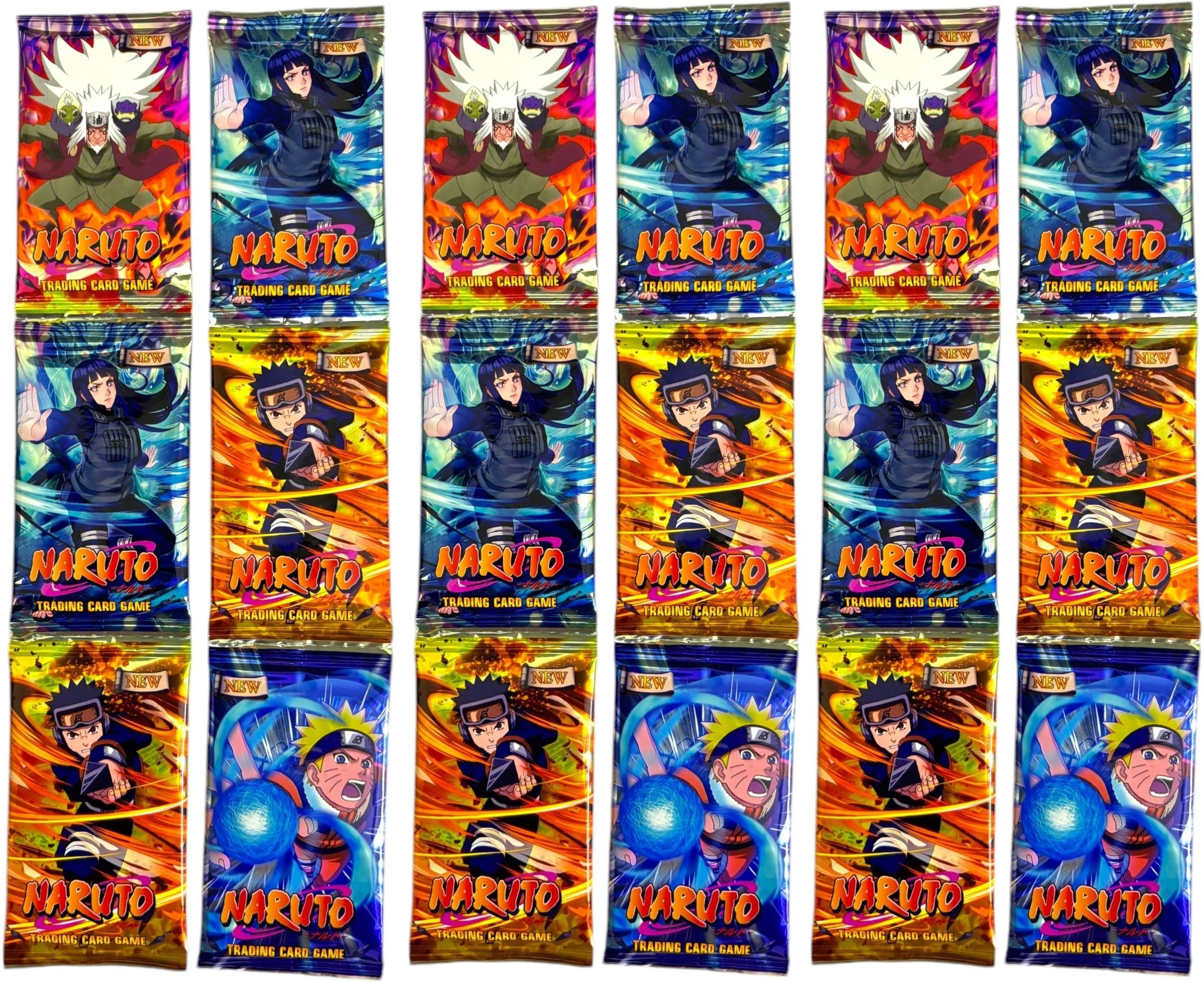 18 Pack (144 Cards) Naruto Itachi Sasuke Booster Playing Cards| Naruto Card Game