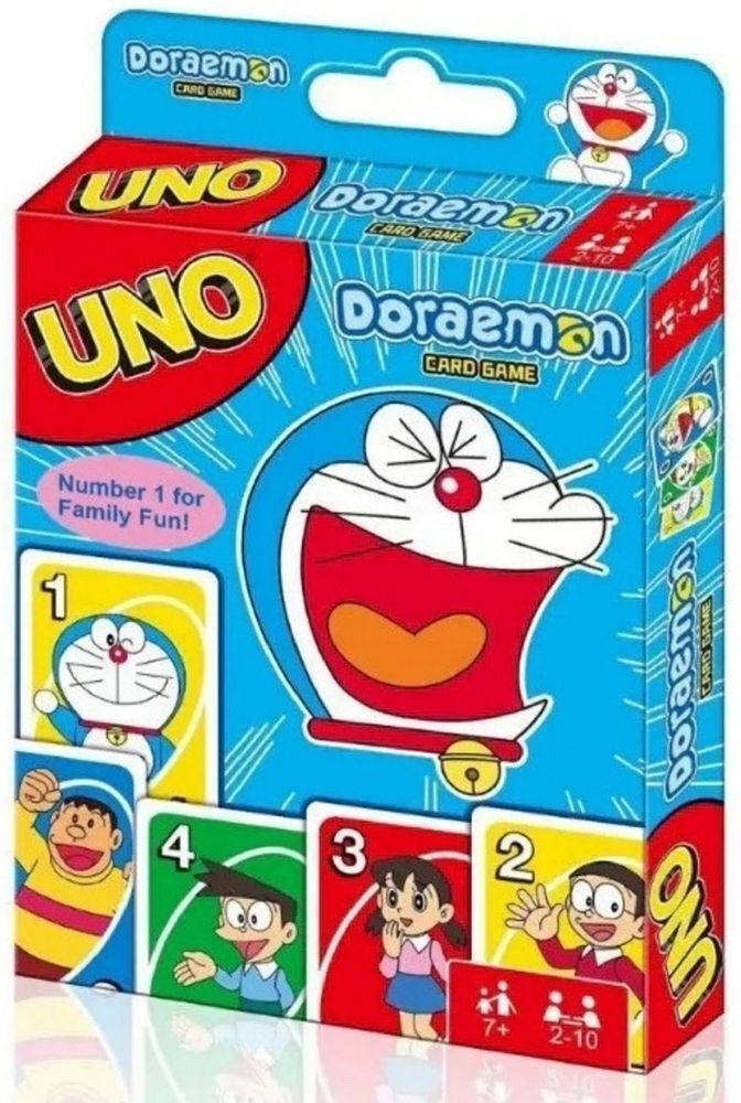 U N O Doraemon Playing Cards| 108 Doraemon Uno Card Game For Kids and Adults-image-13