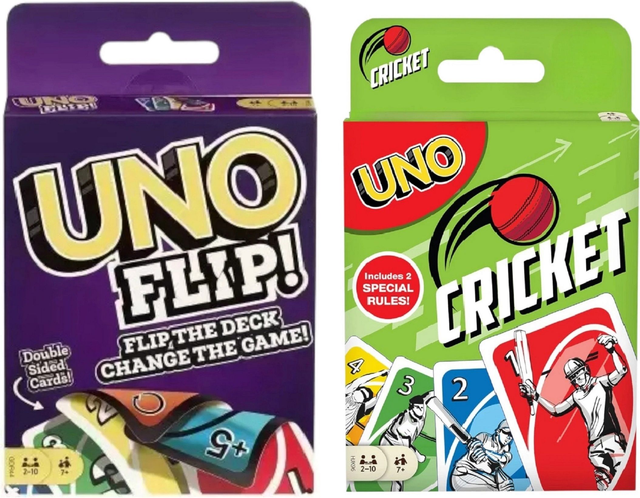 Uno Cricket & FLIP combo Card Game for Kids & Adults Fun Family --image-14