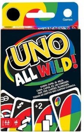 UNO All Wild Card Game Cards, Gift for Kid, Family & Adult-image-0