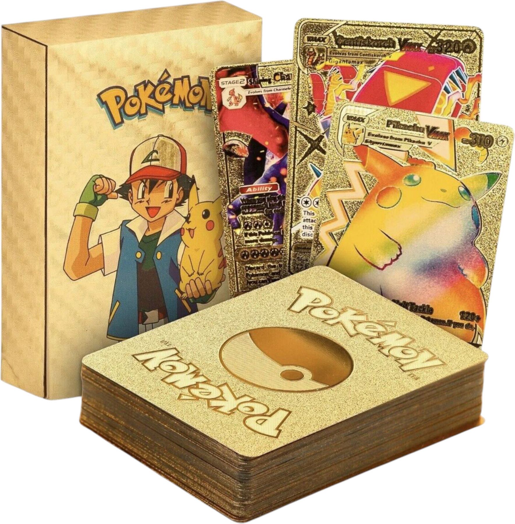 taka saki Pokemon Cards 27 Above Golden Card ,High HP Trading Deck Pack-picture-38