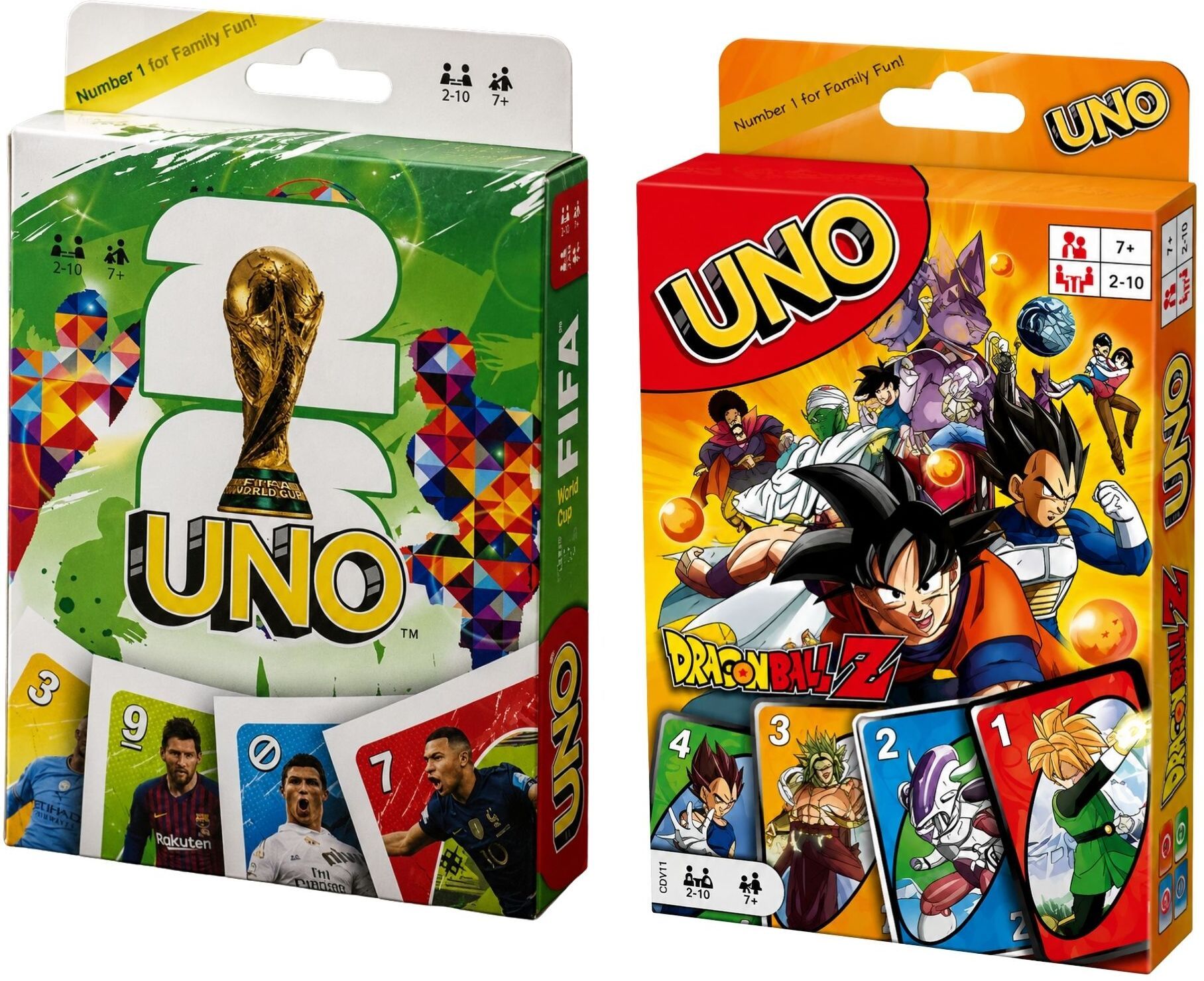 UNO FIFA + UNO Dragon Ball Z Combo Pack | Uno Playing Card Game-image-36