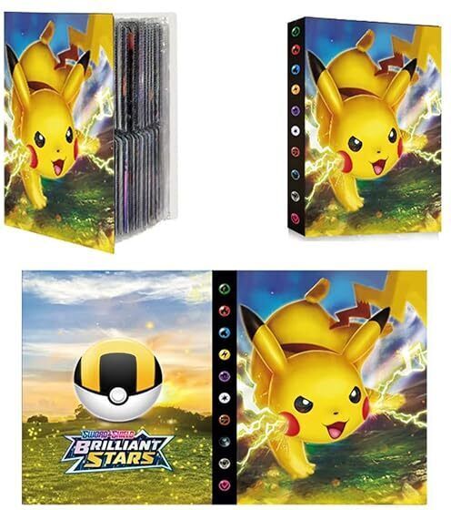 crazybuy NewPokemon Album Collection Card Book Display Books Pokemon Binder (2PCS)-picture-39