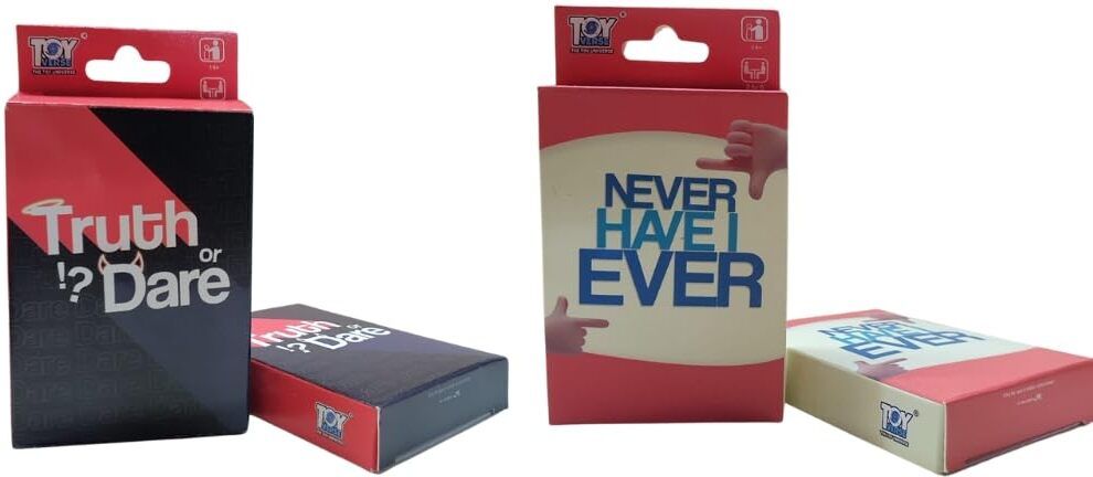 2-in-1 Card Game Truth or Dare+Never Have I Ever- Friends Couples & Family Game--image-27