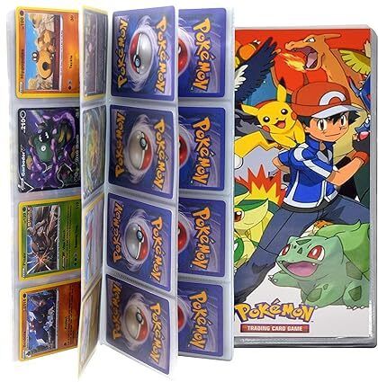 crazybuy Pokemon Card Album (4 Pockets Per Page) For Pokemon Card Holder Pokemon Album-picture-21