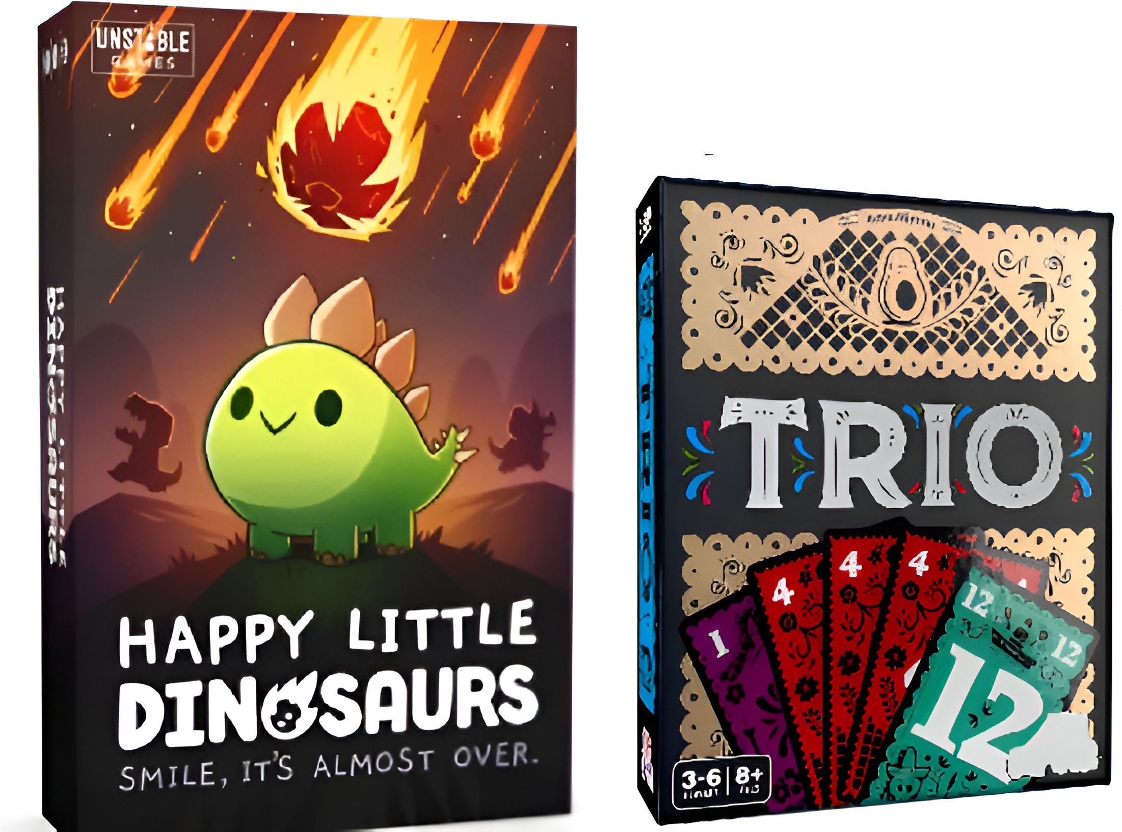 Happy Little Dinosaurs+Trio Card Game Combo Strategy & Memory Family Party Games-image-36