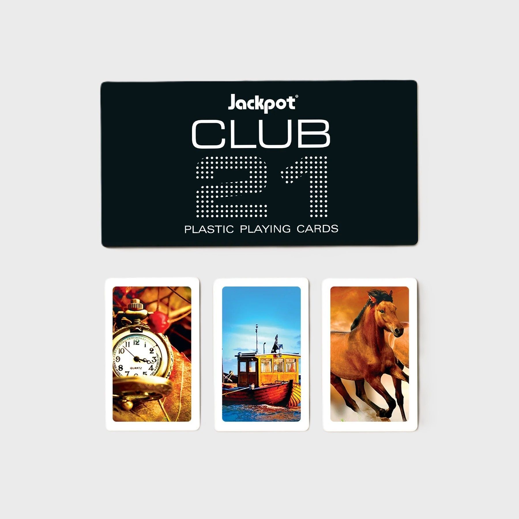 jackpot Club 21 Plastic Playing Cards | Waterproof Cards | Rummy Playing Cards - 3 Deck-picture-1