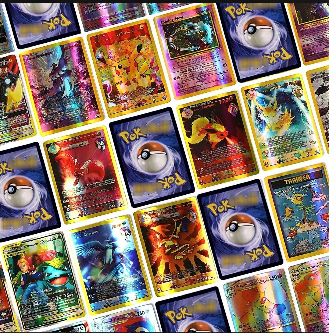Premium Pokemon Cards 150 Pcs Vmax Vstar Gx V Trainer Real Playing Booster Card-image-37