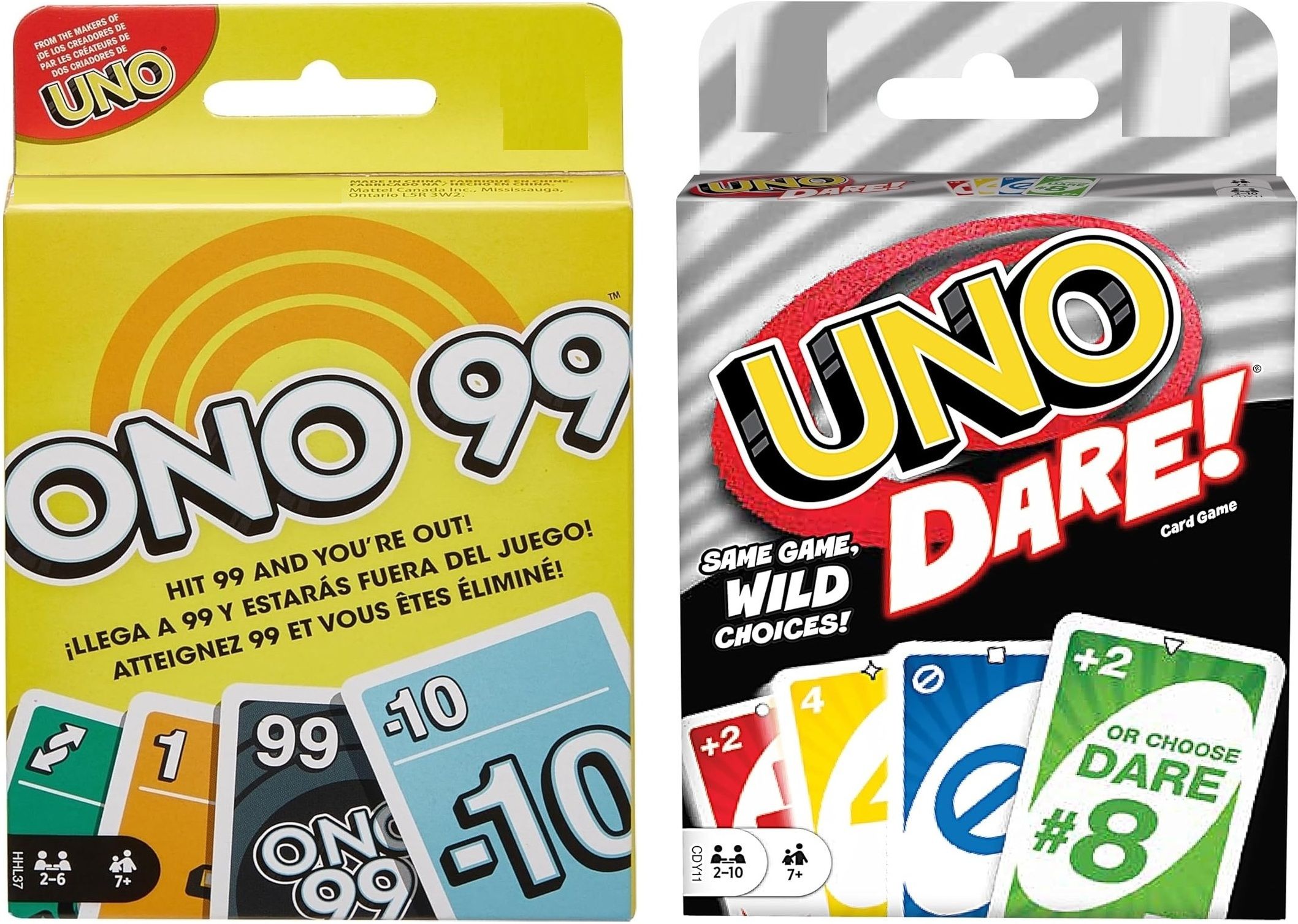 Ono 99 & Uno Dare Card Game Combo-image-48