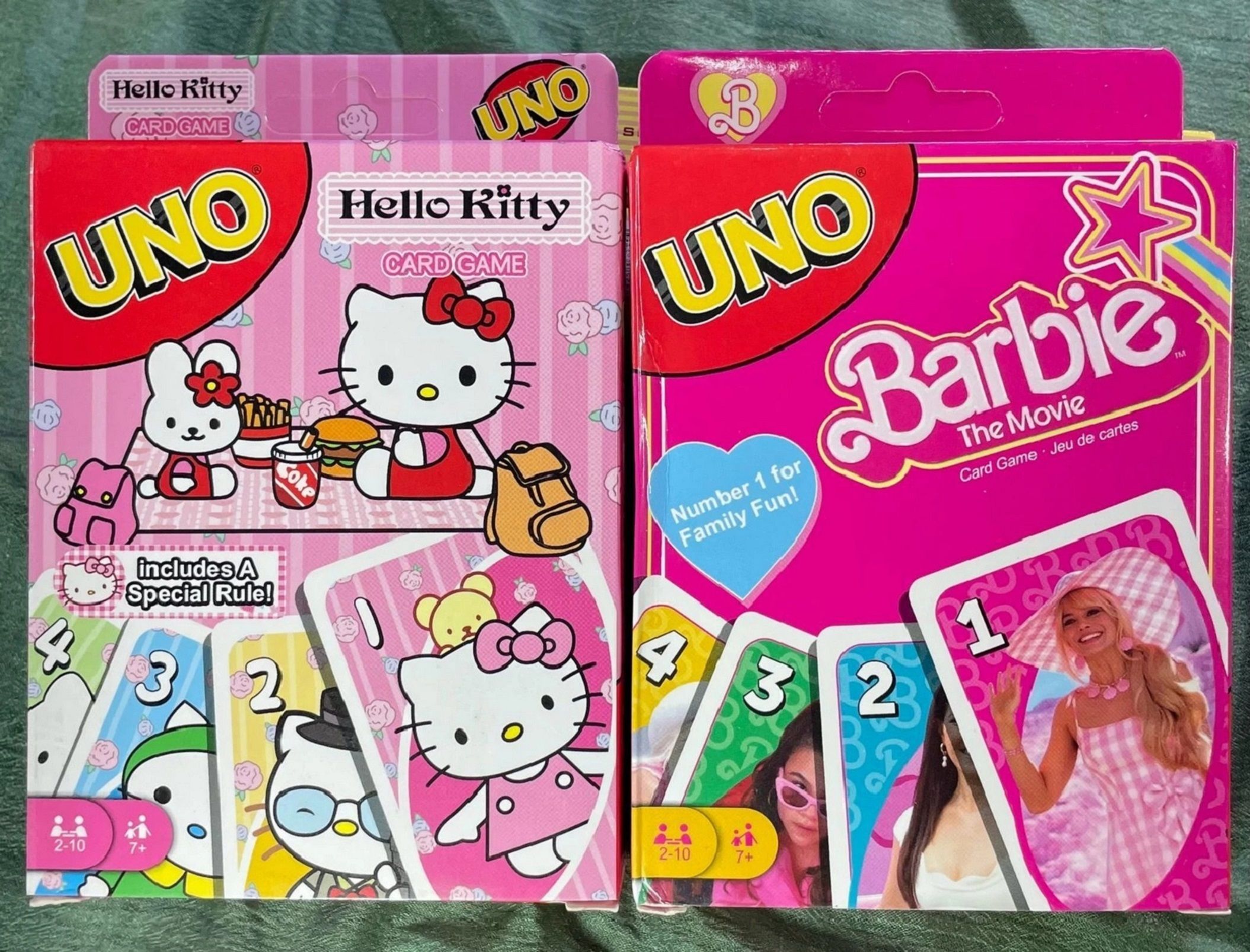 Hello Kitty & Barbie The Movie Card Game Combo Pack Family Party Card Games--image-41