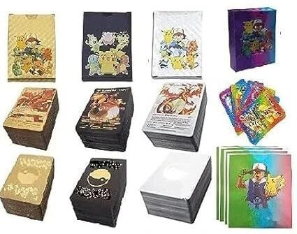 Latest New Poke mon Card for Kids Real Hp V Max GX EX V Star Special Addition-image-30