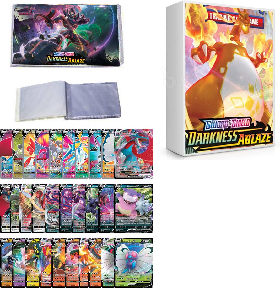 ancientkart Pokemon cards Darkness Ablaze Series GX cards Set of 30-picture-16