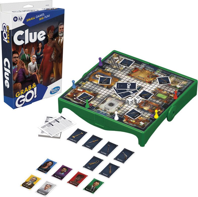 hasbro gaming Clue Grab and Go Game for Ages 8 and Up, Travel Game for 3-6 Players-picture-40