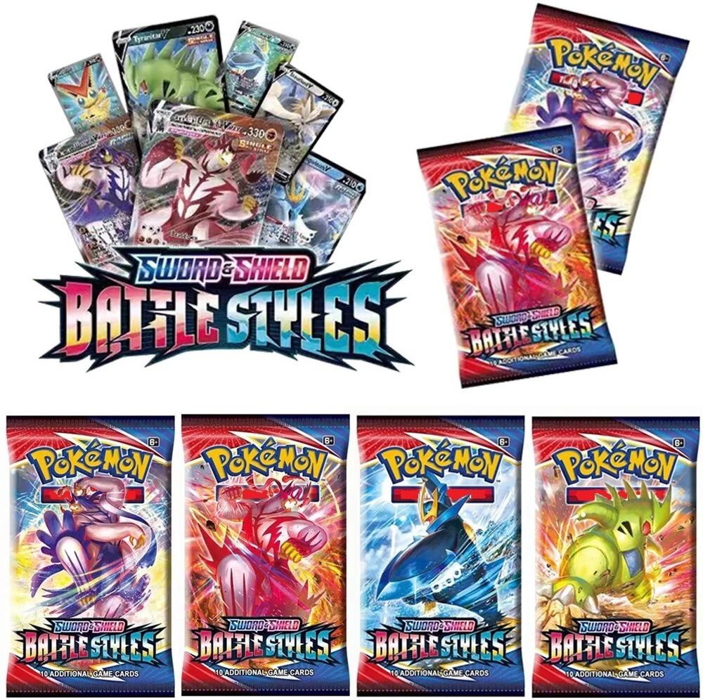 crazybuy Pokemon Sword & Shield Battle Styles 4 Booster Pack-picture-43