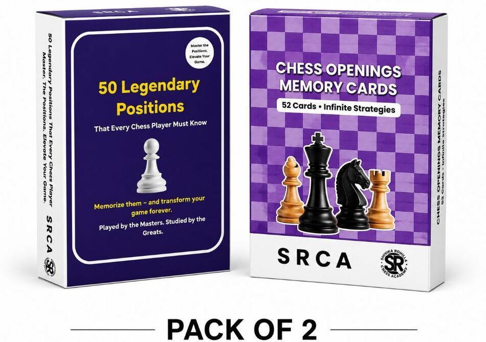 shivikarohillachessacademy SRCA Chess 52 Openings Memory Cards And 50 Legendary Cards ( Pack of 2 )-picture-47