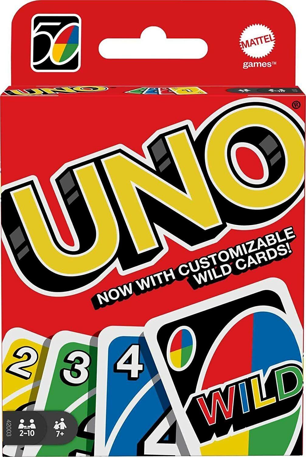 naama UNO Classic Colour & Number Matching Card Game, 108 Cards, Family Card Games-picture-16