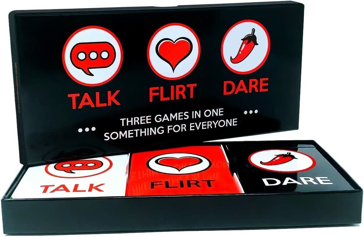 Romantic and Naughty Fun Game for Couples, Choose from Talk, Flirt or Dare Cards-image-6
