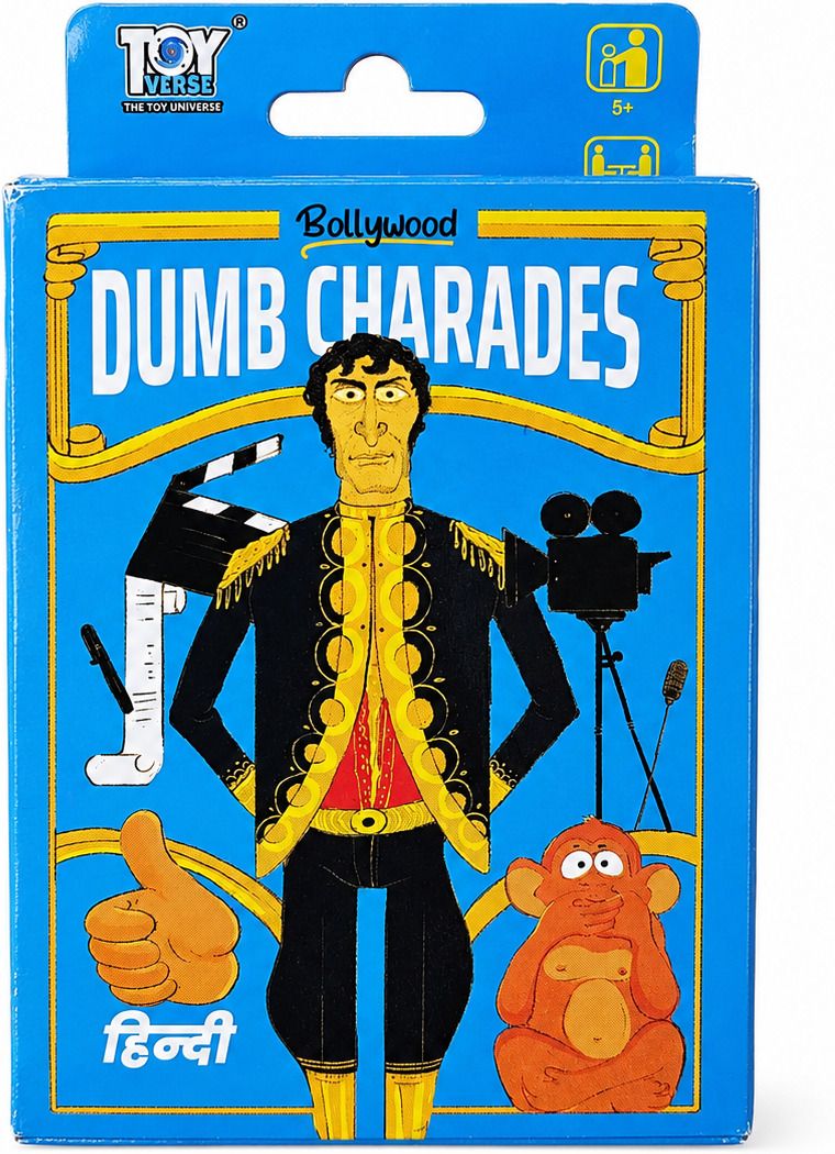 Bollywood Dumb Charades Hindi Card Game for Family & Friends-image-42