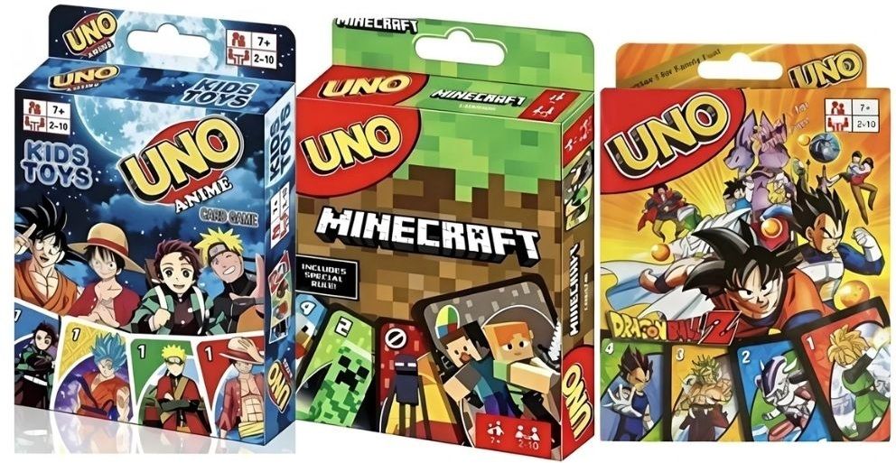 UNO Anime | UNO Minecraft & UNO Dragon Ball Z Card Game With Special Rules-image-47