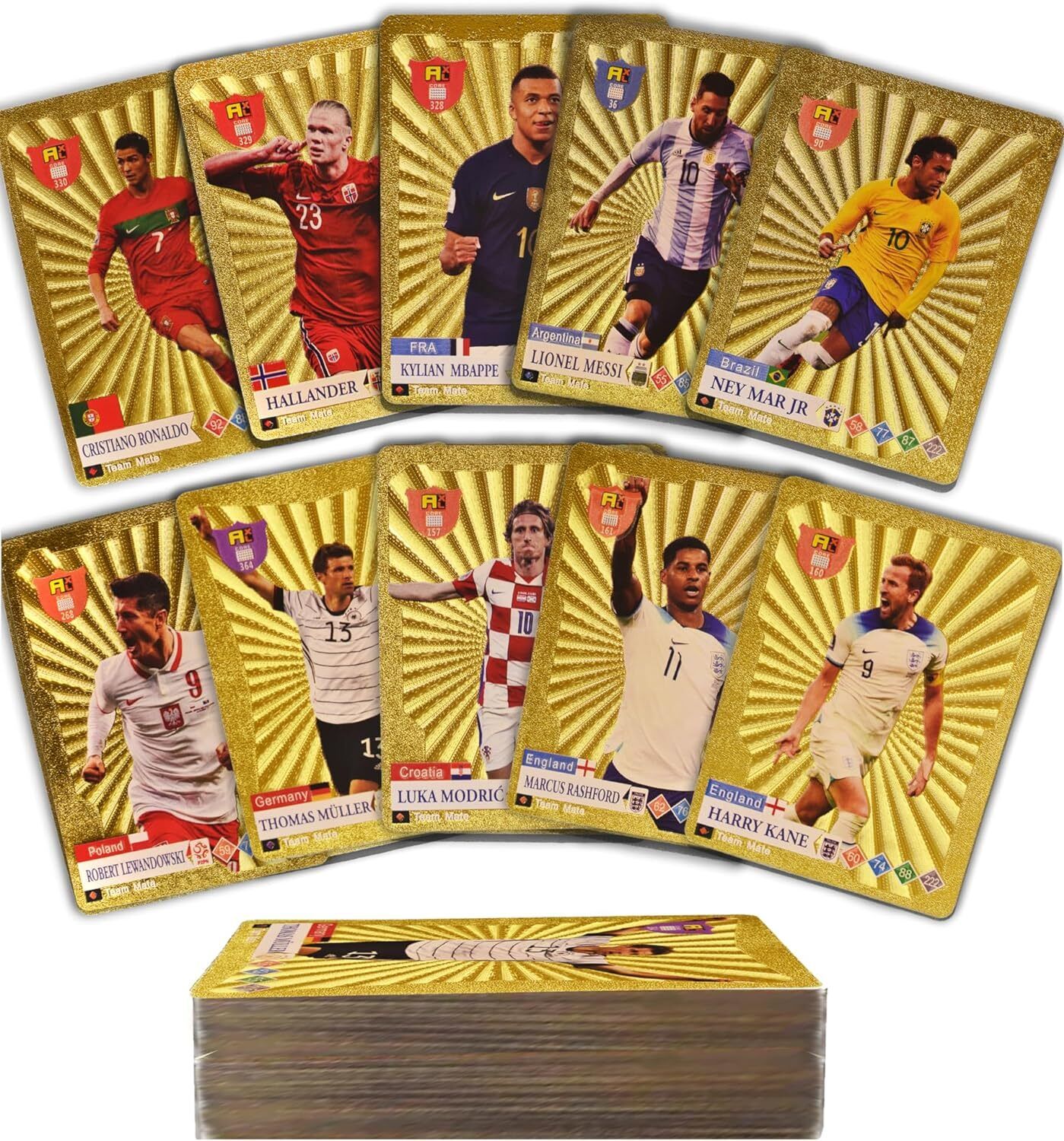 2022/23 Latherok World Cup Soccer Star Card, 55 Soccer Cards per Box-image-30