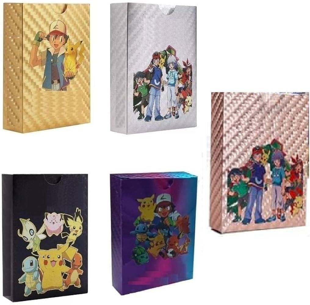 50Pcs Playing Card 10Gold, 10Rose, 10Silver, 10Black & 10Rainbow Cards Set-image-28