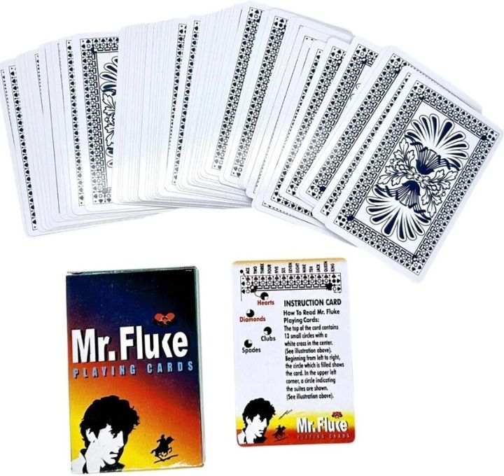 humsafar store Mr. Fluke Magic Marked Playing Cards Deck - Secretly Coded Reader Deck for Magic-picture-24