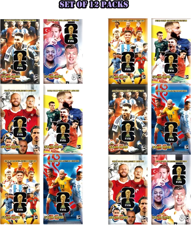 ancientkart New Edition Star Football cards fifa world cup 12 packst-picture-24