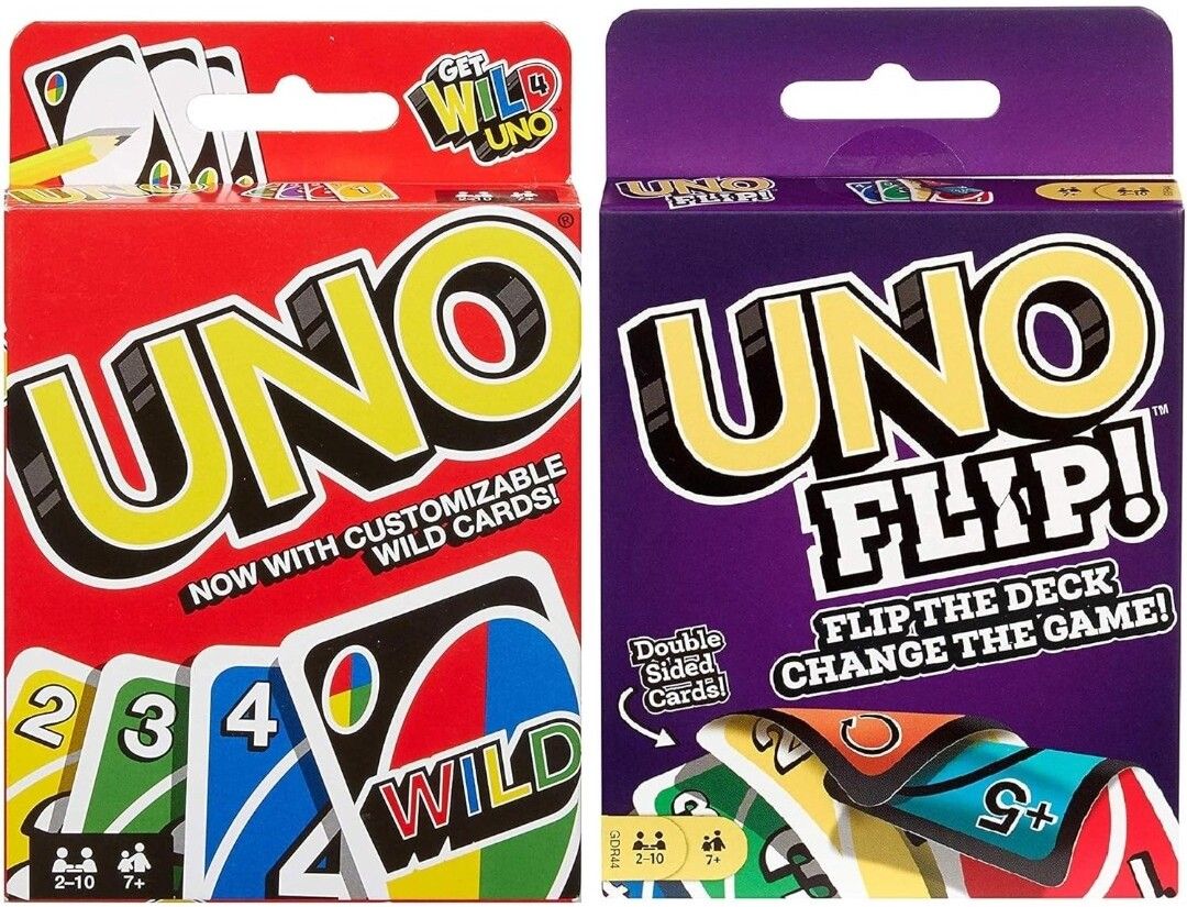 Uno Original and Uno Flip Card Family Fun Game Combo Pack of 2-image-18
