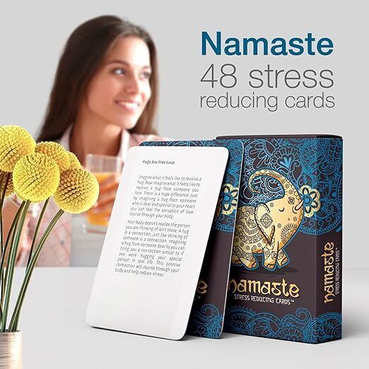 shk digitrade Stress Relief Cards for Relaxation, Calm Down Kit Calming Brain Game for Adults-picture-23